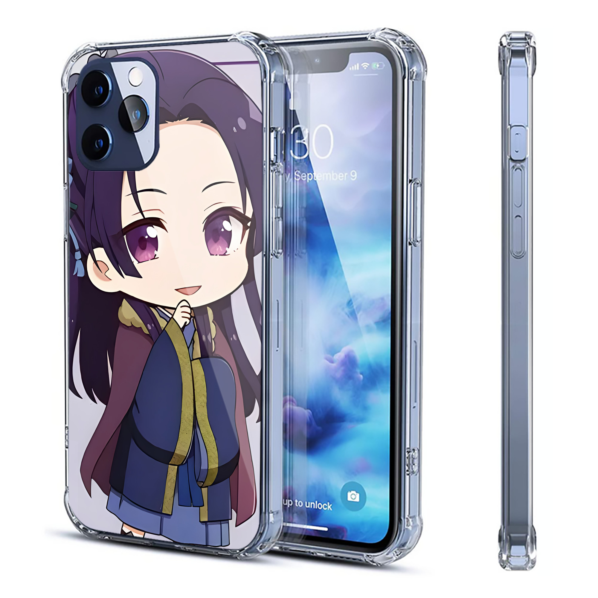 （画像用） 薬屋のひとりごと The Apothecary Diaries 【iPhone 12シリーズ対応】透明スマホケース（クリアソフトケース）